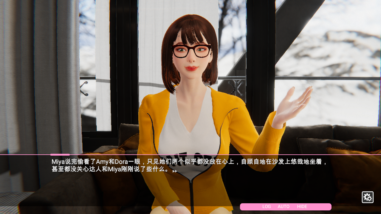 [SLG/汉化] 爱情挑战 雪山别墅与三个妹子的假期-V1.20-官方中文软萌版 [/2.6G/微里直连]插图2