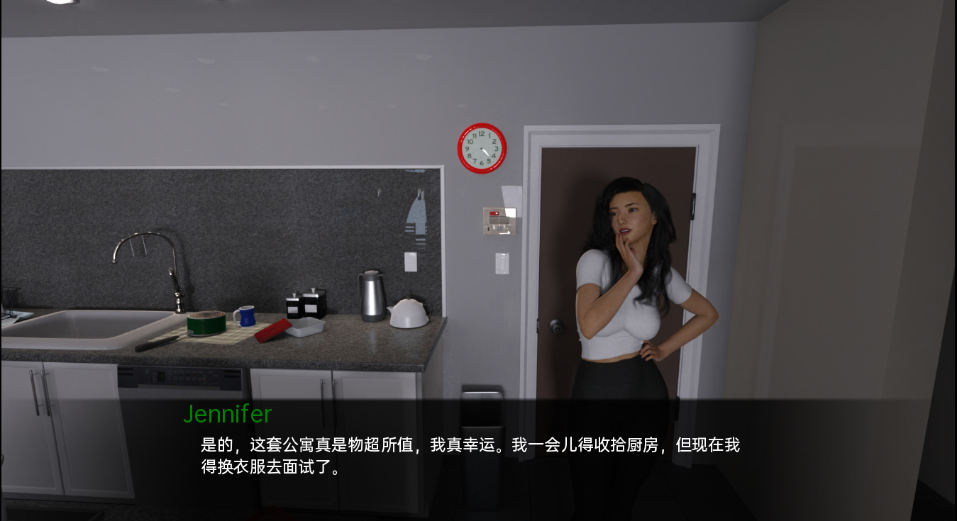 [欧美SLG/汉化/动态] 珍妮弗的生活 詹妮弗的生活 Jennifer’s Life v0.7 PC+安卓汉化版 [/1.7G/微云直连]插图1