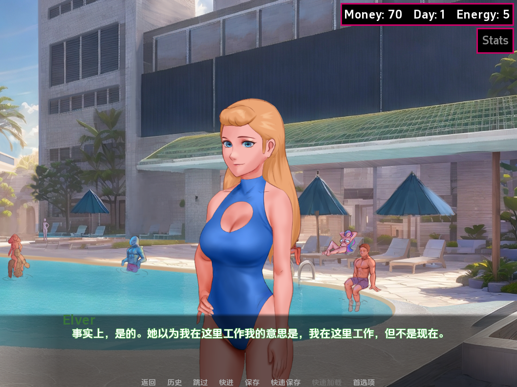 [SLG/汉化/PC+安卓] 公主度假村 Princess Resort v.0.6 汉化版 [1G]